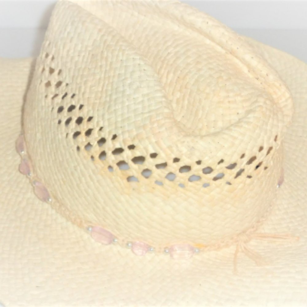 ST6IN Solargears Headwear Woman's STRAW HAT Cowboy Hat Woman's Sun Hat Mountain - Picture 1 of 7